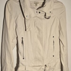 Republic Cream Utility Jacket with D-Ring Detail